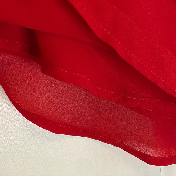 Ann Taylor Sleeveless Blouse - Red - Picture 6 of 11